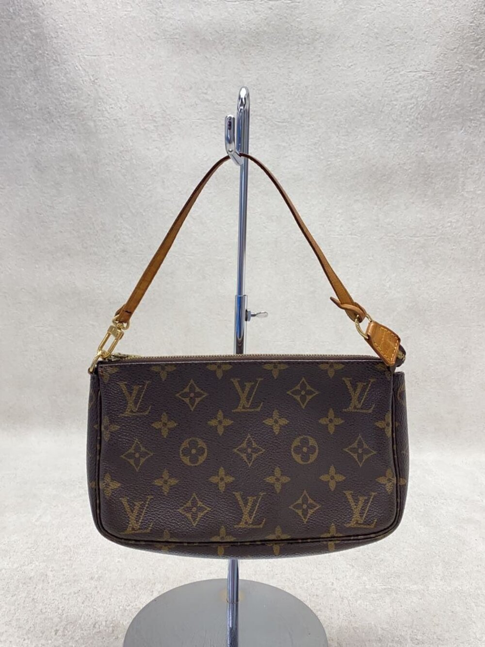 LOUIS VUITTON Pochette Accessoires Monogram Canvas Brown
